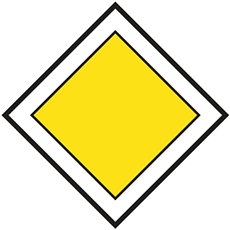 дорожный знак 211 - liiklusmärk 211 - road sign 211