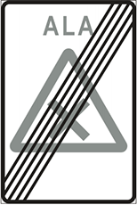 дорожный знак 391 - liiklusmärk 391 - road sign 391