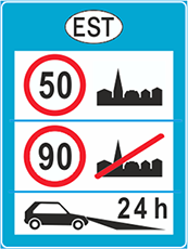 дорожный знак 592b-1 - liiklusmärk 592b-1 - road sign 592b-1