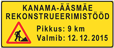 дорожный знак 595a - liiklusmärk 595a - road sign 595a