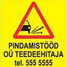 дорожный знак 595c - liiklusmärk 595c - road sign 595c