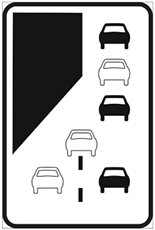 дорожный знак 598 - liiklusmärk 598 - road sign 598