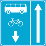 road sign 527b - Special regulation signs