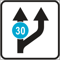 дорожный знак 536av - liiklusmärk 536av - road sign 536av