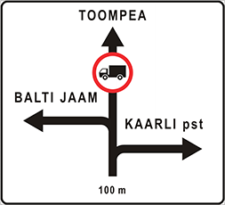 дорожный знак 621-3 - liiklusmärk 621-3 - road sign 621-3