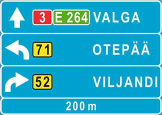 дорожный знак 623b-1 - liiklusmärk 623b-1 - road sign 623b-1