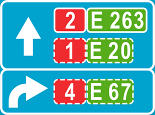 дорожный знак 623d - liiklusmärk 623d - road sign 623d