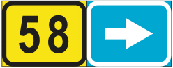 дорожный знак 653c - liiklusmärk 653c - road sign 653c