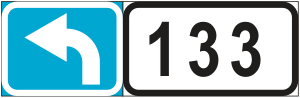 дорожный знак 653d - liiklusmärk 653d - road sign 653d