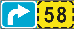 дорожный знак 655b - liiklusmärk 655b - road sign 655b