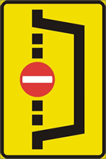 дорожный знак 671b - liiklusmärk 671b - road sign 671b