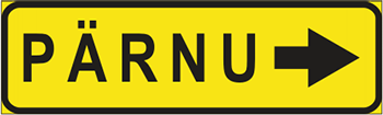 дорожный знак 677c - liiklusmärk 677c - road sign 677c