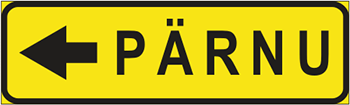 дорожный знак 677e - liiklusmärk 677e - road sign 677e