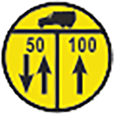 дорожный знак S22a - liiklusmärk S22a - road sign S22a